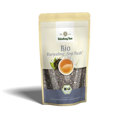 B&uuml;nting tea Darjeeling "first flush" luzem 100g, organiczna
